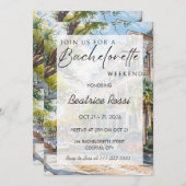 Charleston SC Bachelorette Weekend Party Einladung (Vorne/Hinten)