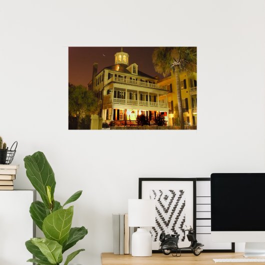 Charleston SC Batterie Poster (Heimbüro)