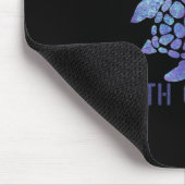 Charleston, SC Beach Design _ Tribal Turtle Gesche Mousepad (Ecke)