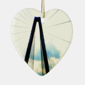 Charleston Sc-Herz-Verzierung Keramik Ornament (Rechts)