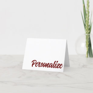 Charleston, SC Personalisiert Dankeschön Card Dankeskarte