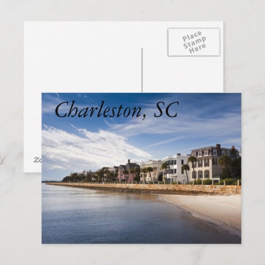 Charleston, SC Postkarte (Vorne/Hinten)