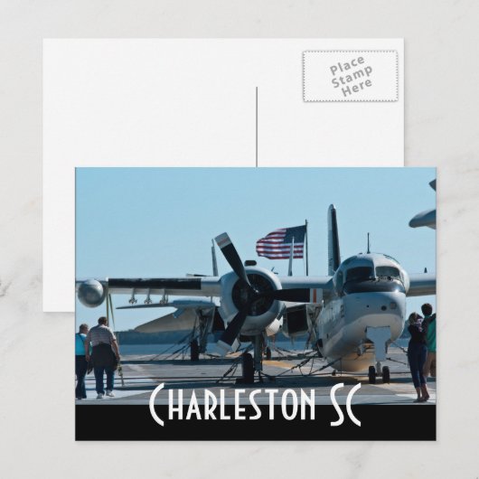 Charleston SC Postkarte (Vorne/Hinten)
