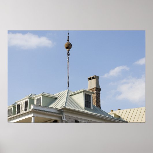 Charleston SC Rooftop Poster (Vorne)