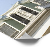 Charleston SC Rooftop Poster (Ecke)