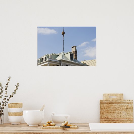 Charleston SC Rooftop Poster (Küche)