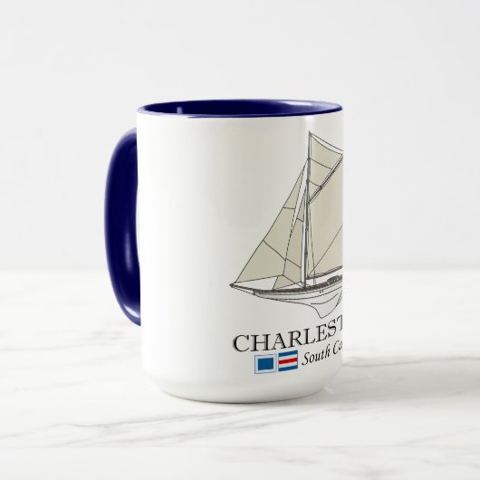 Charleston SC (SB) Tasse (Vorderseite Links)