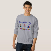 Charleston Sc-Signal-Flaggen Sweatshirt (Vorne ganz)