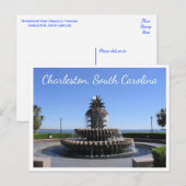 Charleston SC South Carolina, USA Waterfront Park Postkarte (Vorne/Hinten)