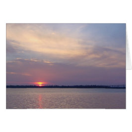 Charleston SC Sunset ~ Psalms 113:3 Grußkarte