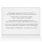 Charleston SC Sunset ~ Psalms 113:3 Grußkarte (Innenansicht Horizontal (Oben))