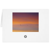 Charleston SC Sunset ~ Psalms 113:3 Grußkarte (Rückseite Horizontal)