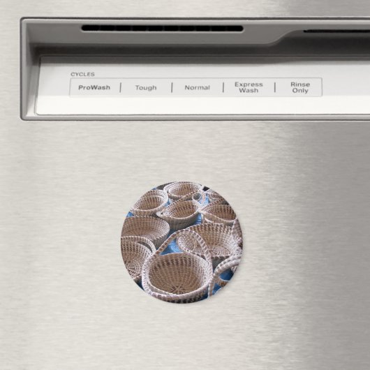 Charleston SC Sweetgrass Baskets Magnet (In Situ (Geschirrspüler))