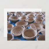 Charleston SC Sweetgrass Baskets Postkarte (Vorne/Hinten)