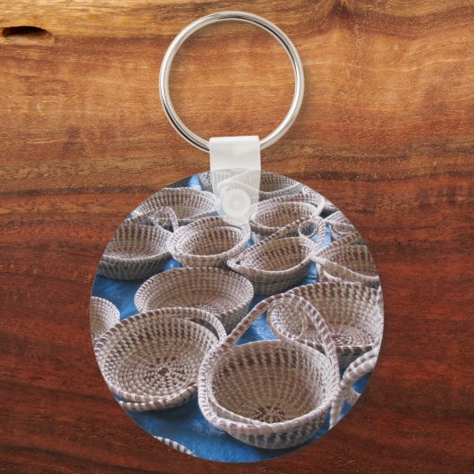 Charleston SC Sweetgrass Baskets Schlüsselanhänger (Vorderseite)