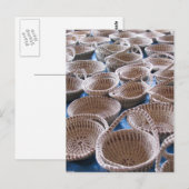 Charleston SC Sweetgrass Körbe Postkarte (Vorne/Hinten)