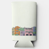 Charleston, SC Wedding Can Cooler Selters Dosenkühler (Vorderseite)