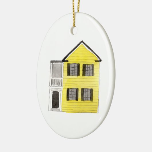 Charleston Single House Ornament (Links)
