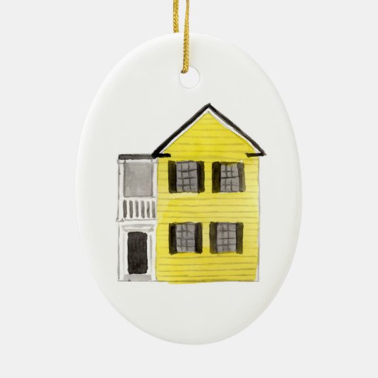 Charleston Single House Ornament (Hinten)