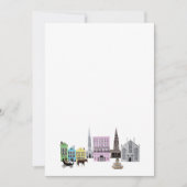 Charleston-Skyline Einladung (Vorderseite)