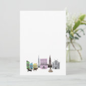 Charleston-Skyline Einladung (Stehend Vorderseite)