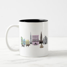 Charleston-Skyline Zweifarbige Tasse