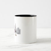 Charleston-Skyline Zweifarbige Tasse (Mittel)