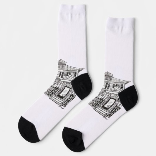 Charleston Socken (Linkes Detail)