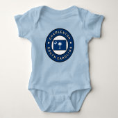Charleston South Carolina Baby Strampler (Vorderseite)