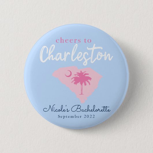 Charleston South Carolina Bachelorette Button (Vorderseite)