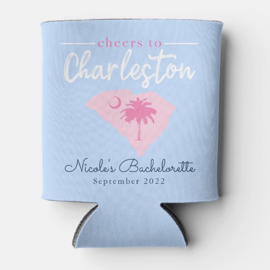 Charleston South Carolina Bachelorette Dosenkühler (Vorderseite)