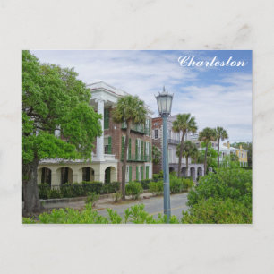 Charleston South Carolina Battery Historische Zuha Postkarte