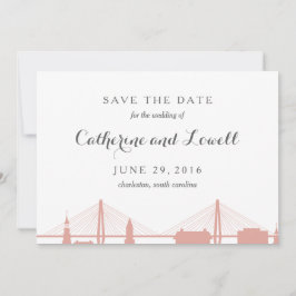 Charleston South Carolina Blush Save the Date