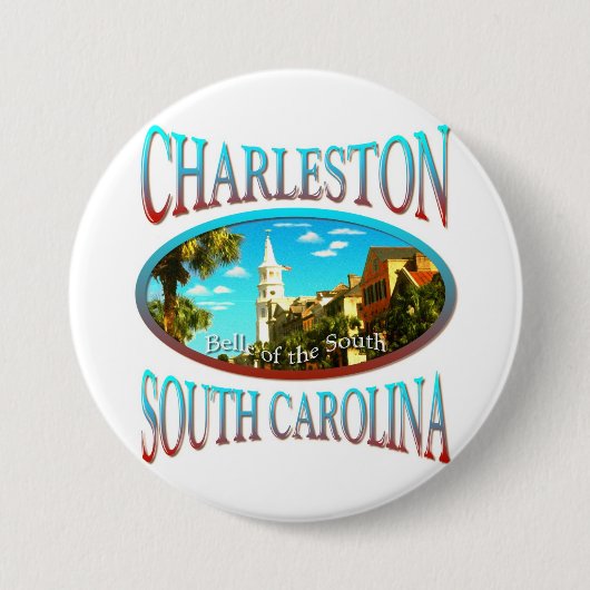 Charleston South Carolina Button (Vorderseite)