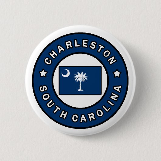 Charleston South Carolina Button (Vorderseite)