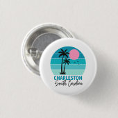 Charleston South Carolina Button (Vorne & Hinten)