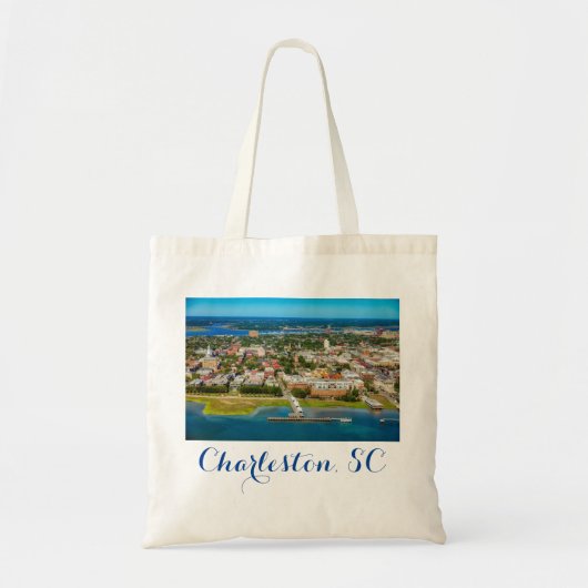 Charleston South Carolina City Skyline Travel Tragetasche (Vorne)