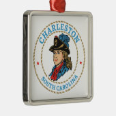 Charleston South Carolina Colonial Ornament Aus Metall (Rechts)