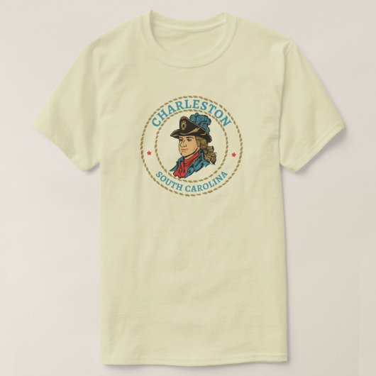 Charleston South Carolina Colonial T-Shirt (Design vorne)