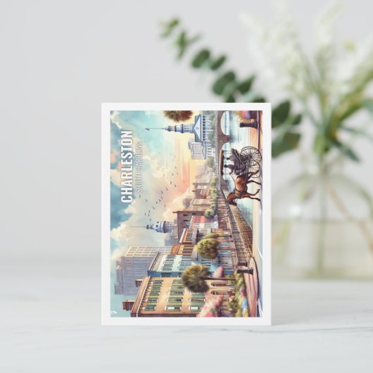 Charleston South Carolina Fantastischer Place Wass Postkarte (Stehend Vorderseite)