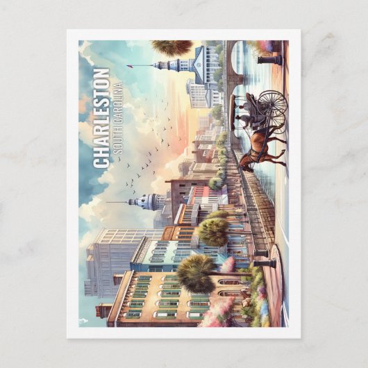 Charleston South Carolina Fantastischer Place Wass Postkarte (Vorderseite)