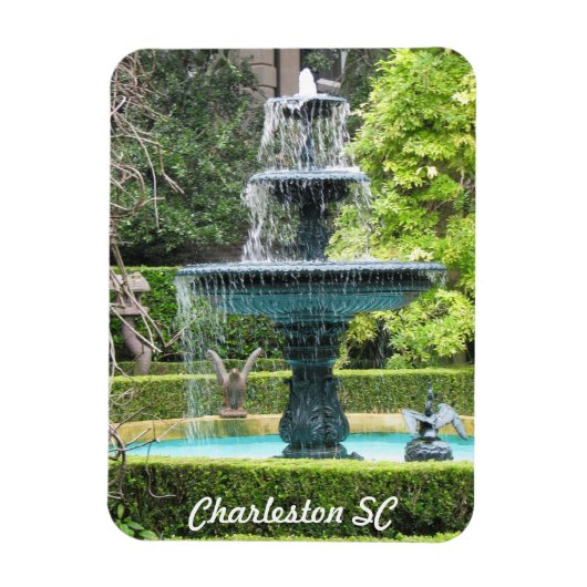 Charleston South Carolina Garden Magnet (Vertikal)
