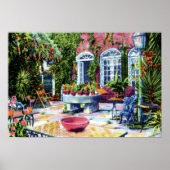 Charleston South Carolina Garden of Pirate House Poster (Vorne)