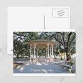 Charleston South Carolina, Gazebo, Battery Postkarte (Vorne/Hinten)