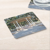 Charleston South Carolina, Gazebo, Battery Rechteckiger Pappuntersetzer (angewinkelt)