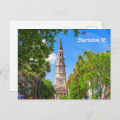 Charleston, South Carolina Historisches Zentrum Postkarte (Vorne/Hinten)