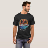 Charleston South Carolina Hoodie - Retro Palm Tree T-Shirt (Vorne ganz)