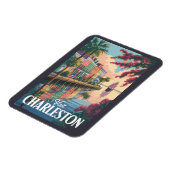 Charleston South Carolina Illustration Magnet (Linke Seite)