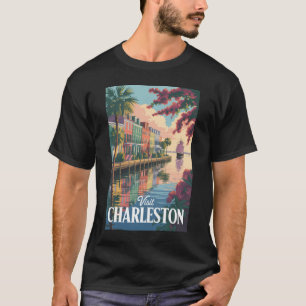 Charleston South Carolina Illustration T-Shirt