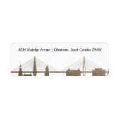 Charleston South Carolina Imitate Gold Label (Vorne)